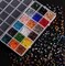 1800pcs 4mm Electroplate AB Colors Bicone Crystal Glass Beads, 18 Colors Small Faceted Beads Bulk for Jewelry Making Bracelets Necklace Keychains Earrings with Container Box
